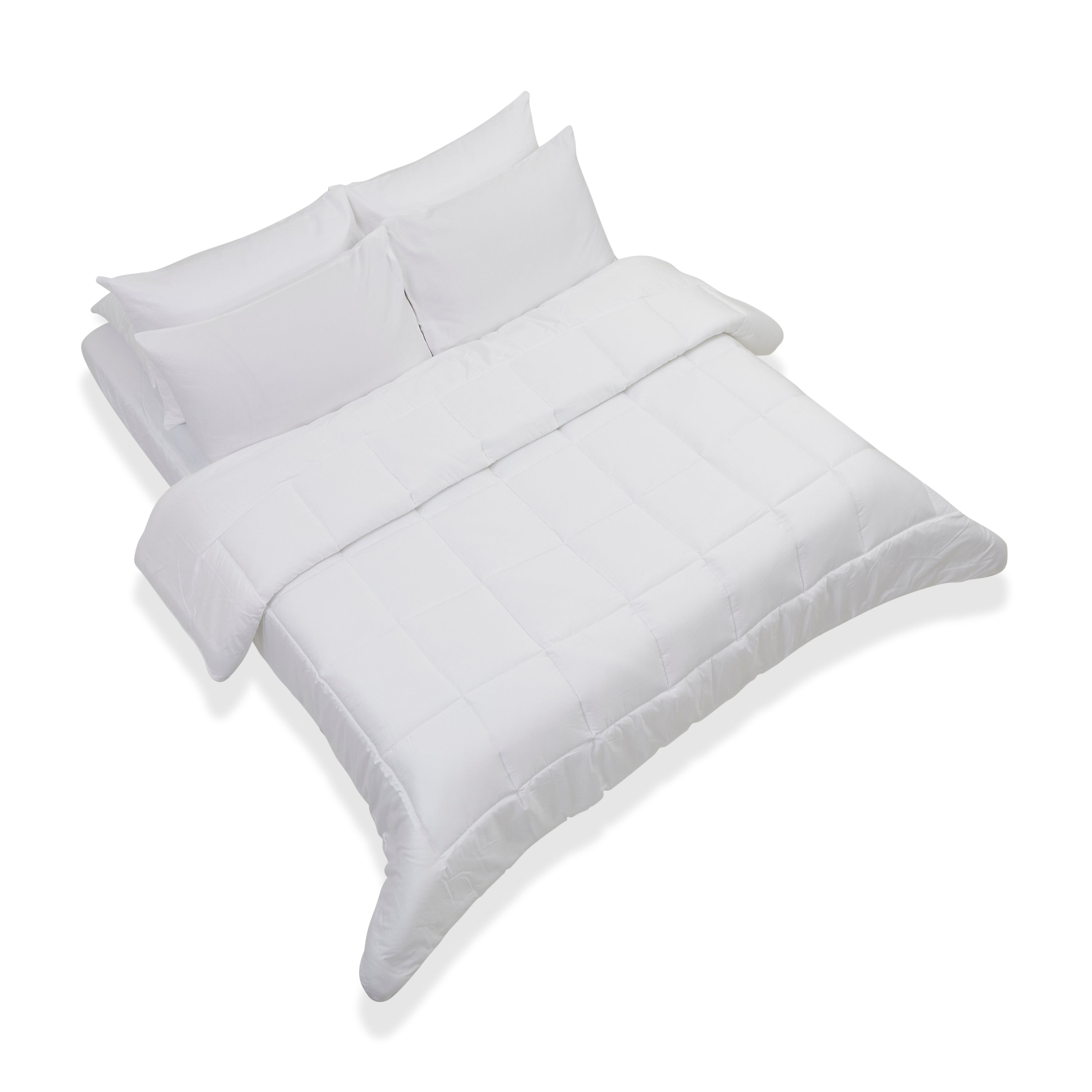 Twin/Single Long Staple Cotton Duvet Cover | 68x86" All-Season Quilt Cover
