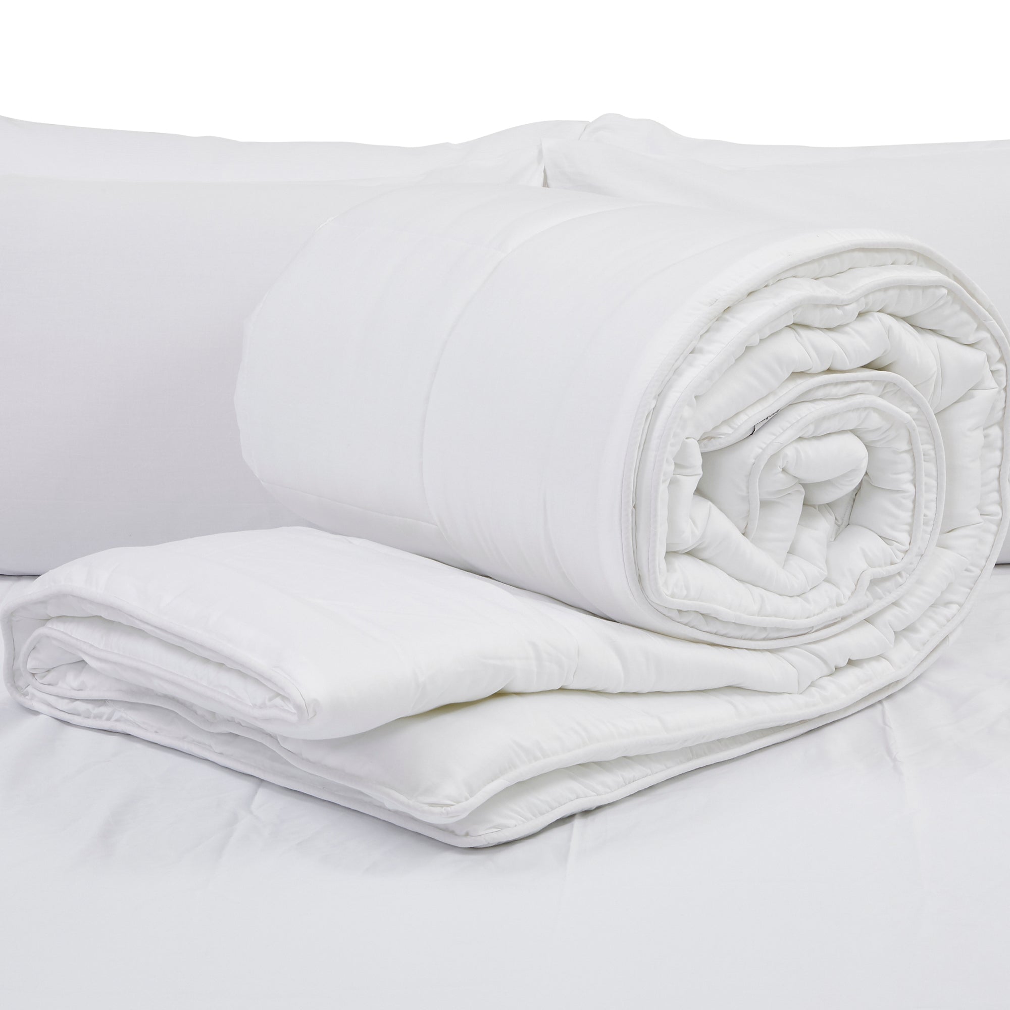 Queen/Full Double Cotton Comforter | 80x90" All-Season Quilt