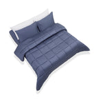 King/Queen Long Staple Cotton Duvet Cover | 86x92" All-Season Quilt Cover