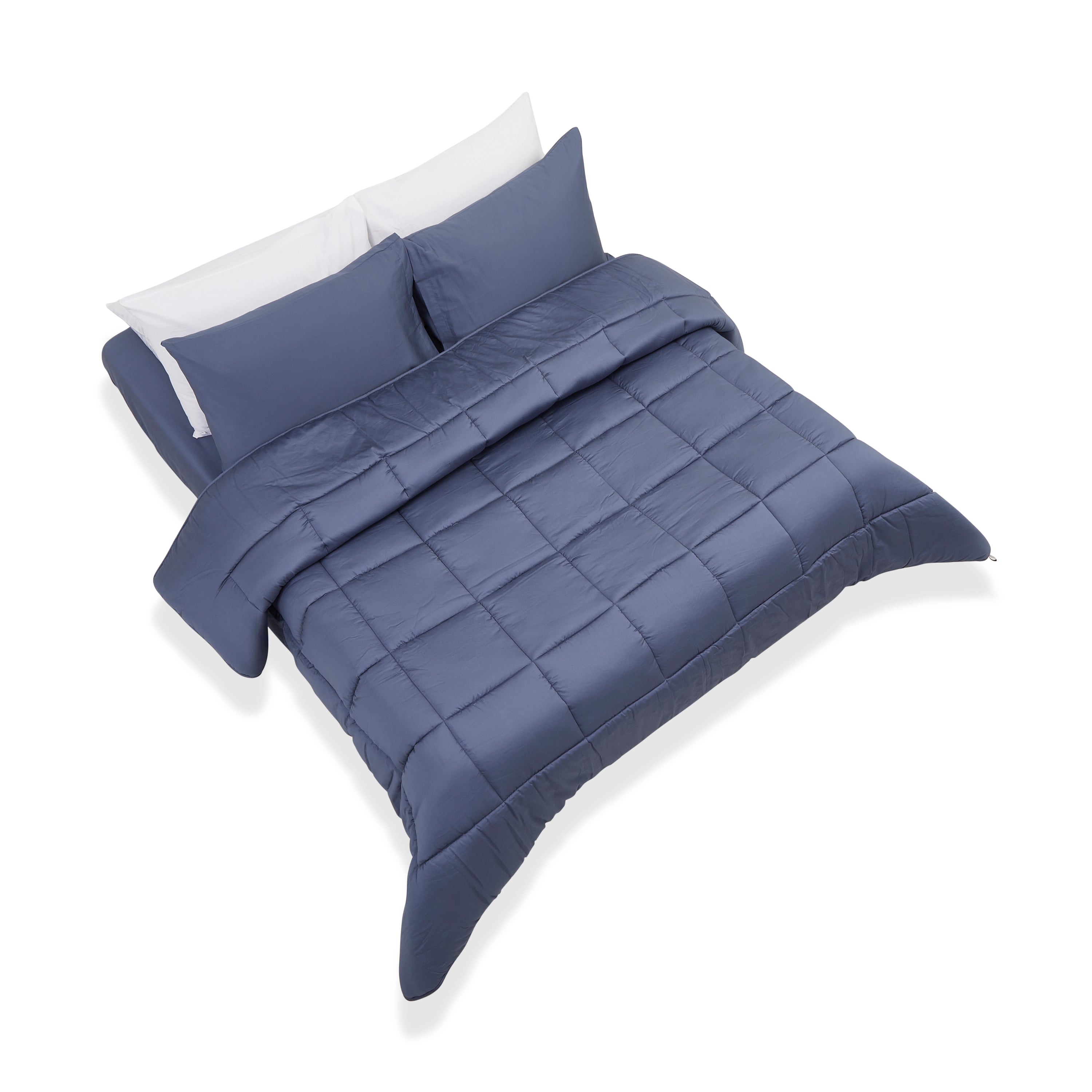 King/Queen Long Staple Cotton Duvet Cover | 86x92" All-Season Quilt Cover