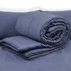 Queen/Full Double Cotton Comforter | 80x90" All-Season Quilt