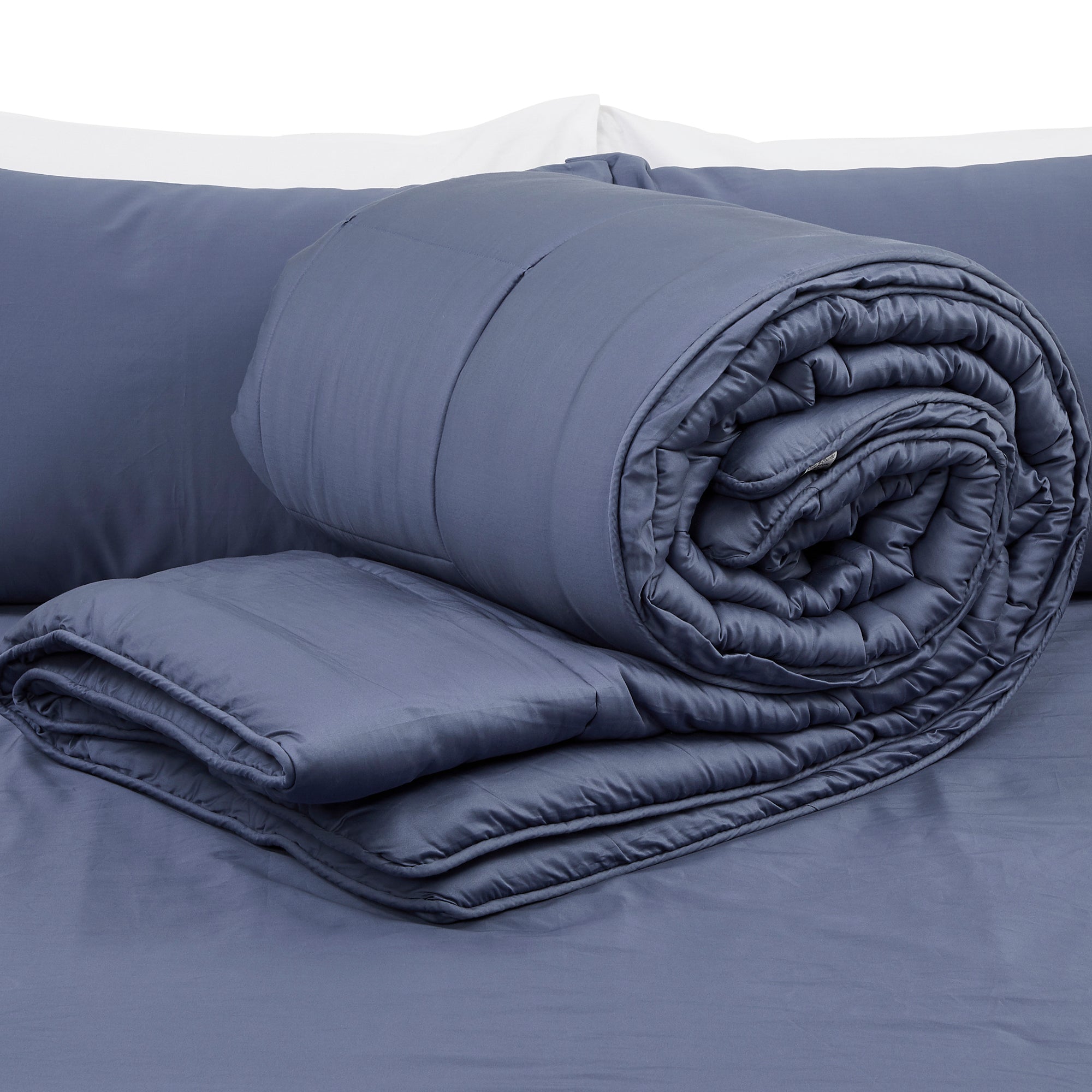 King/Queen Cotton Comforter | 86x92" All-Season Quilt