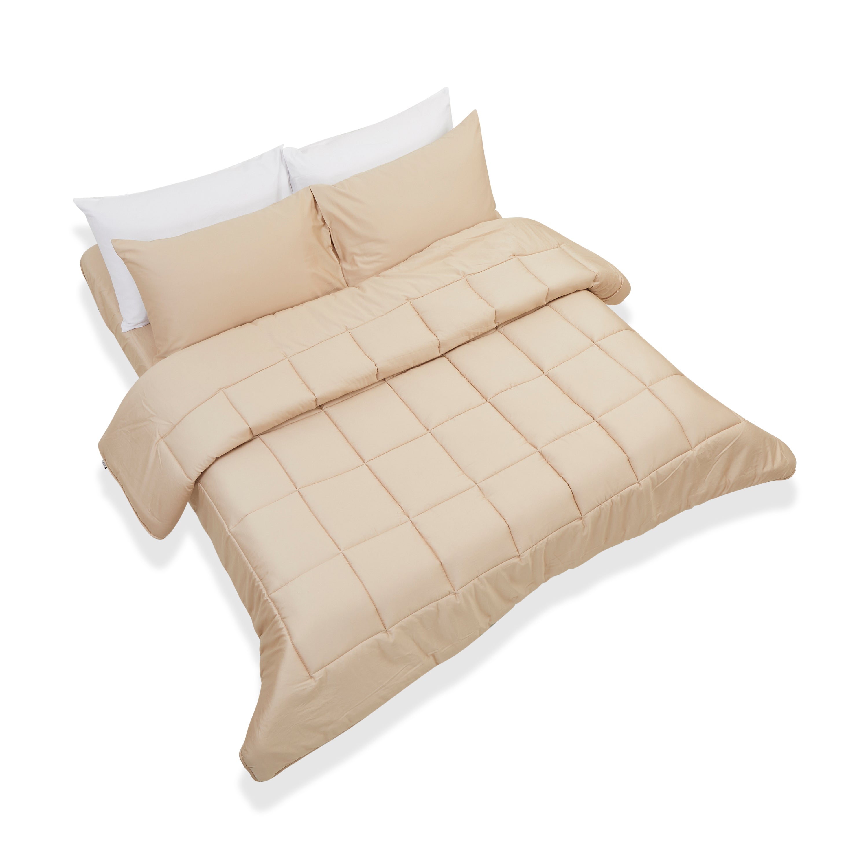 Twin/Single Long Staple Cotton Duvet Cover | 68x86" All-Season Quilt Cover