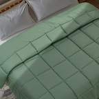 Queen/Full Double Cotton Comforter | 80x90" All-Season Quilt