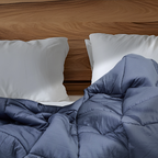 King/Queen Cotton Comforter | 86x92" All-Season Quilt